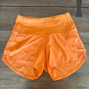 Worn Once! Lululemon Speed Up HR short 4”